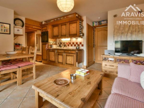 Centre village, 4 pers., 2 ch., face aux pistes, parking, balcon - FR-1-391-5